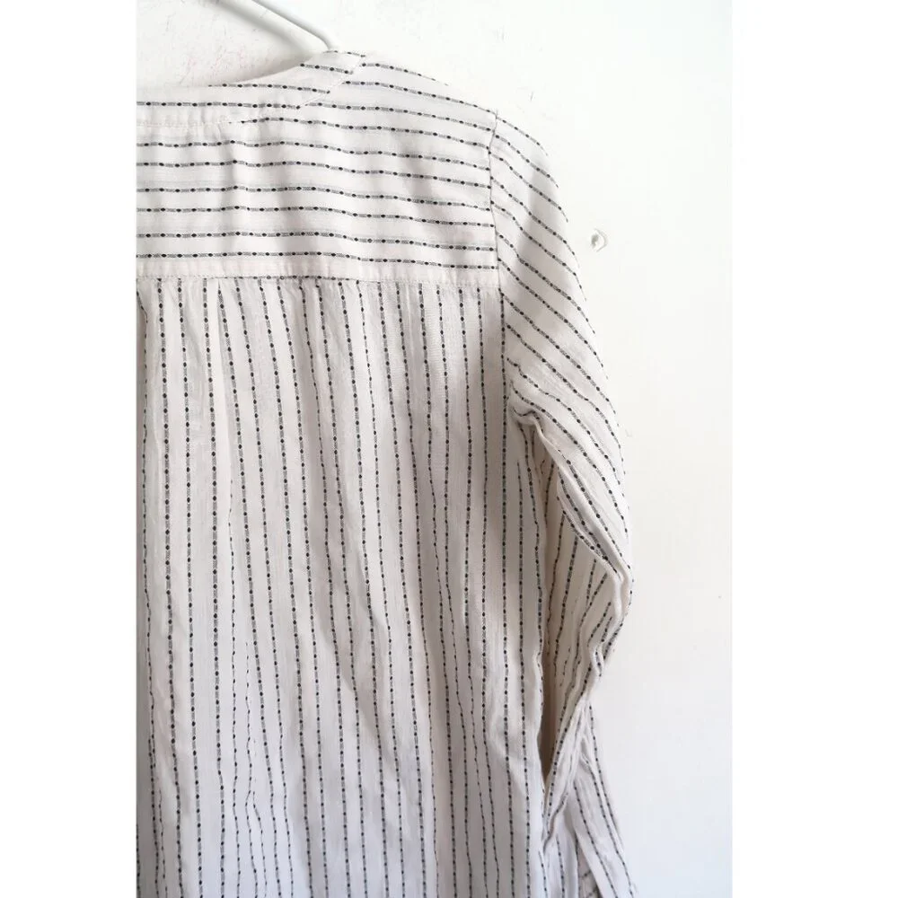 LOFT Striped Blouse - Size XS - Picture 6 of 8